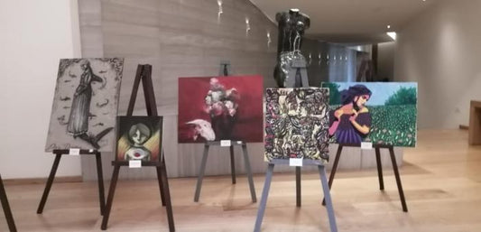 Zaida del Rio and Mario Gonzales participate in the Charity Auction of Cuban Art in Mexico to raise funds for those affected by Hurricane Ian.
