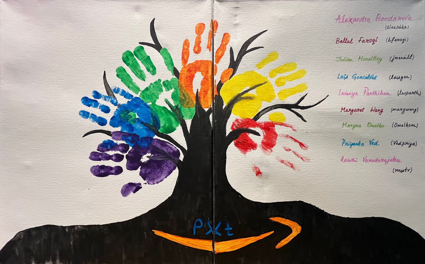 PXT Pride Hands by The BMS PXT Team, Ontario