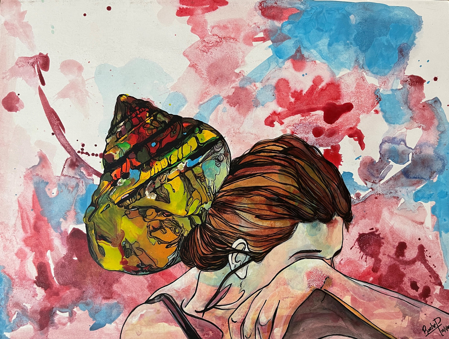 Mujer Caracol Llorando