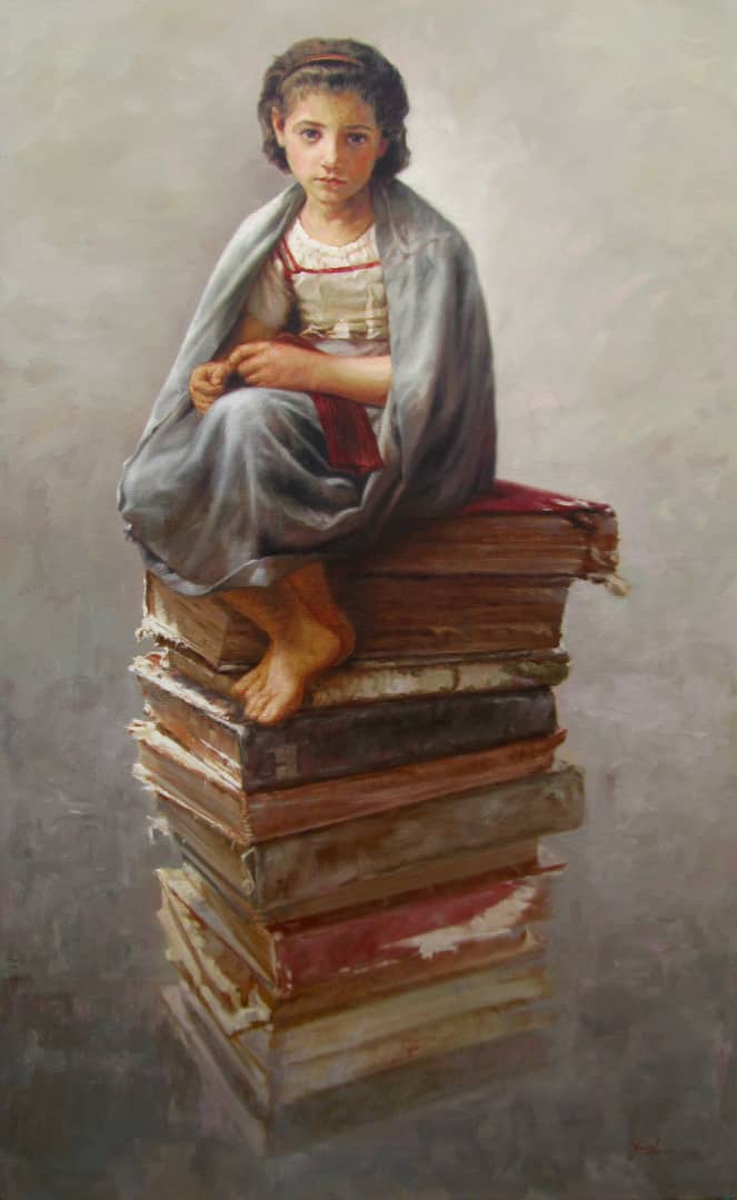De la Serie Los Pensadores (Niña Sobre Libros)