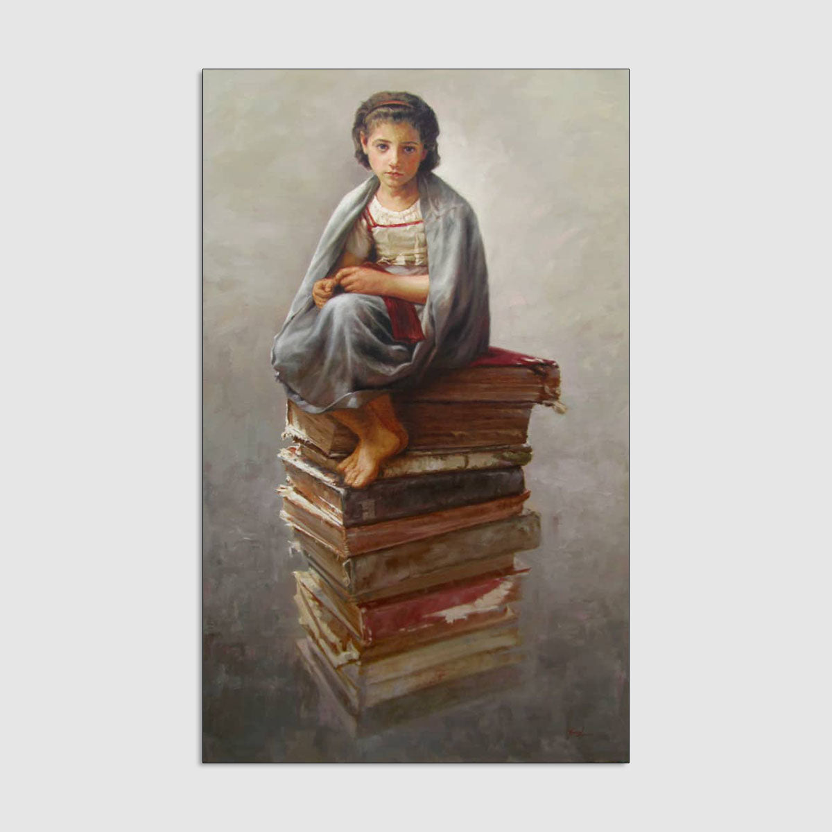 De la Serie Los Pensadores (Niña Sobre Libros)