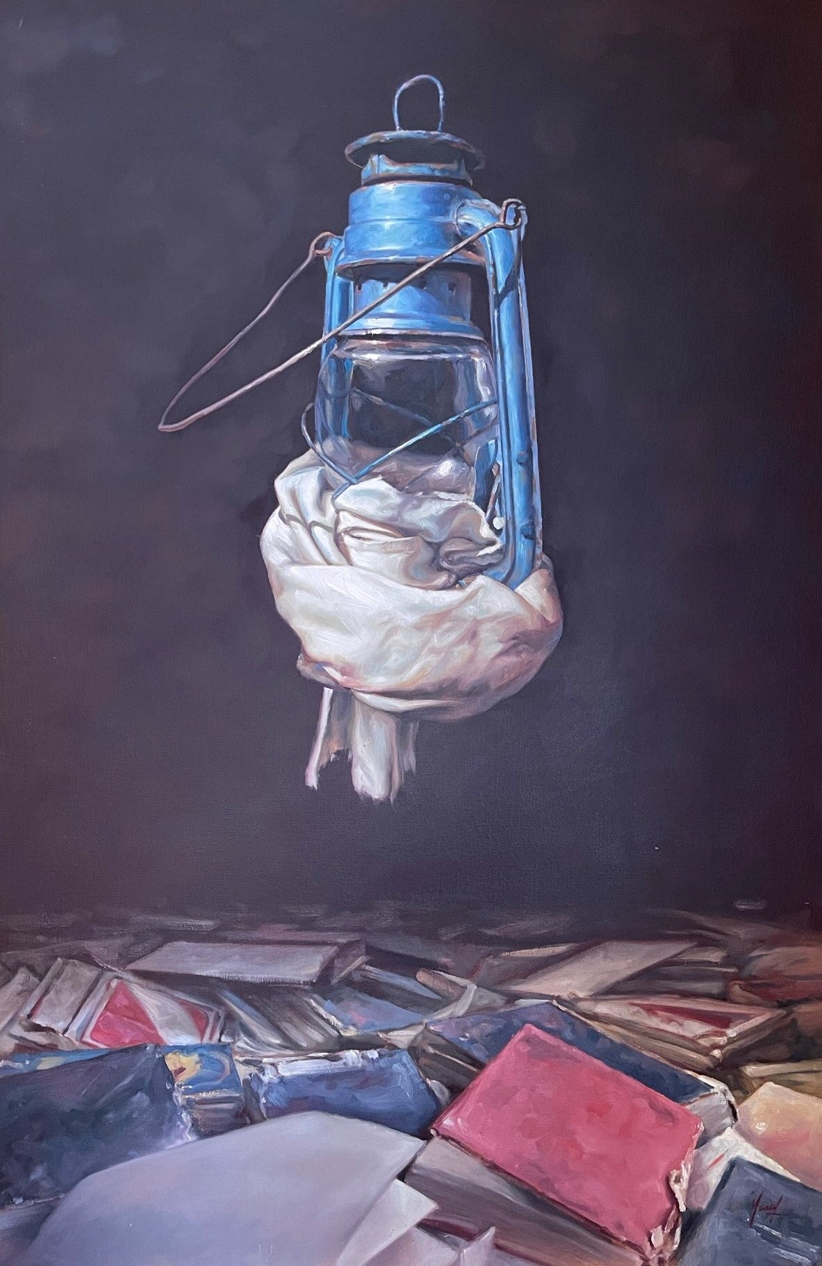 Sin título, de la serie Puntos de vista (Farol sobre Libro)