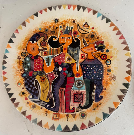 Plato Decorativo Anaranjado by Orestes Gaulhiac