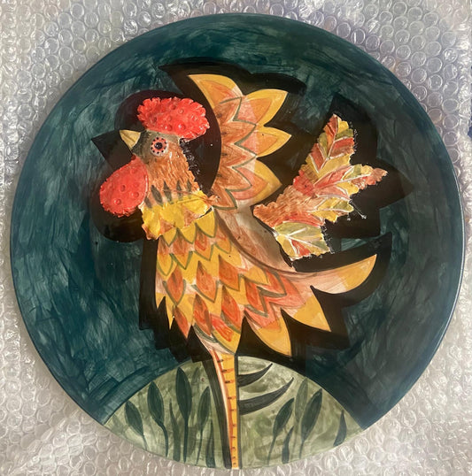 Plato Decorativo Pollo by Orestes Gaulhiac