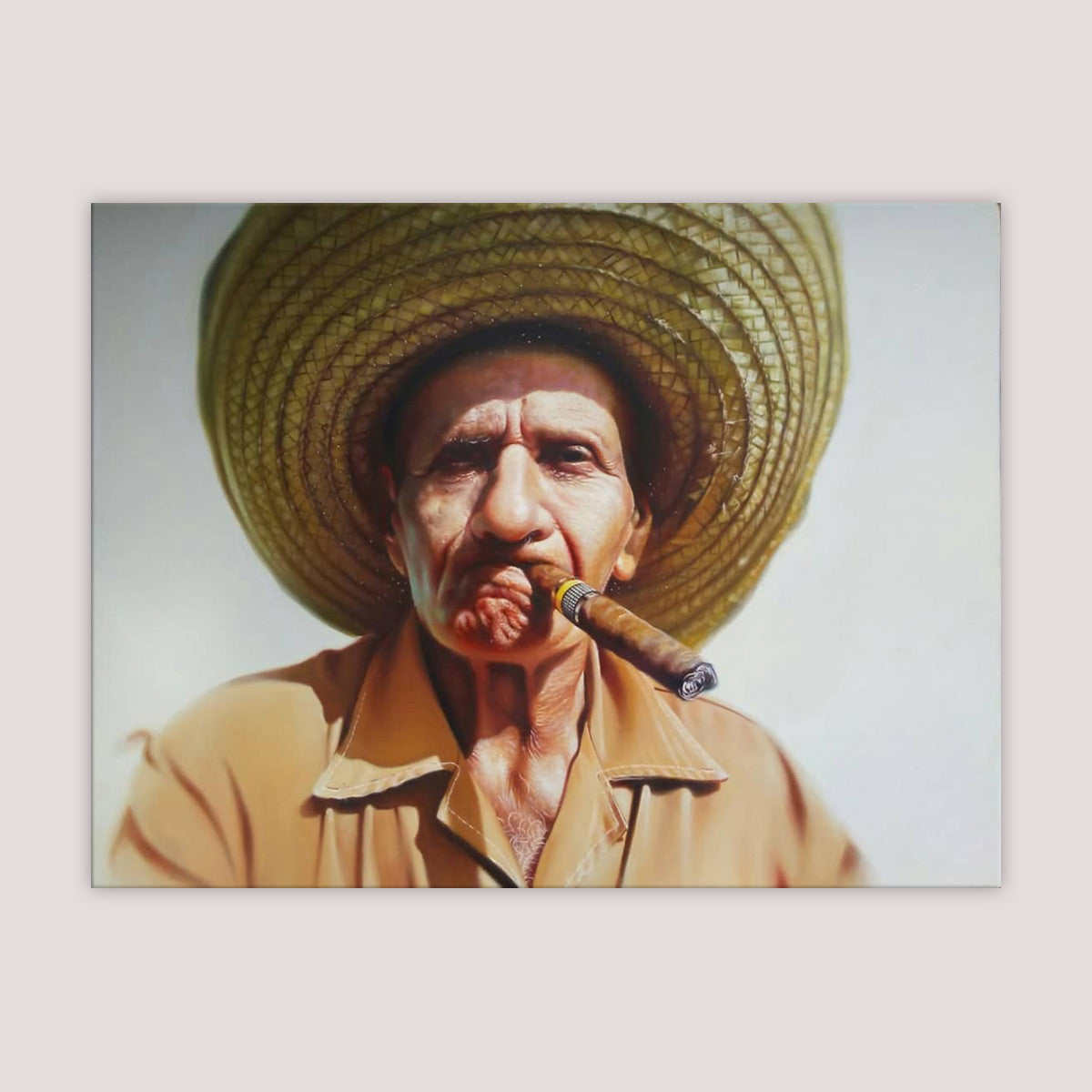 Sin Título (Campesino Fumando)