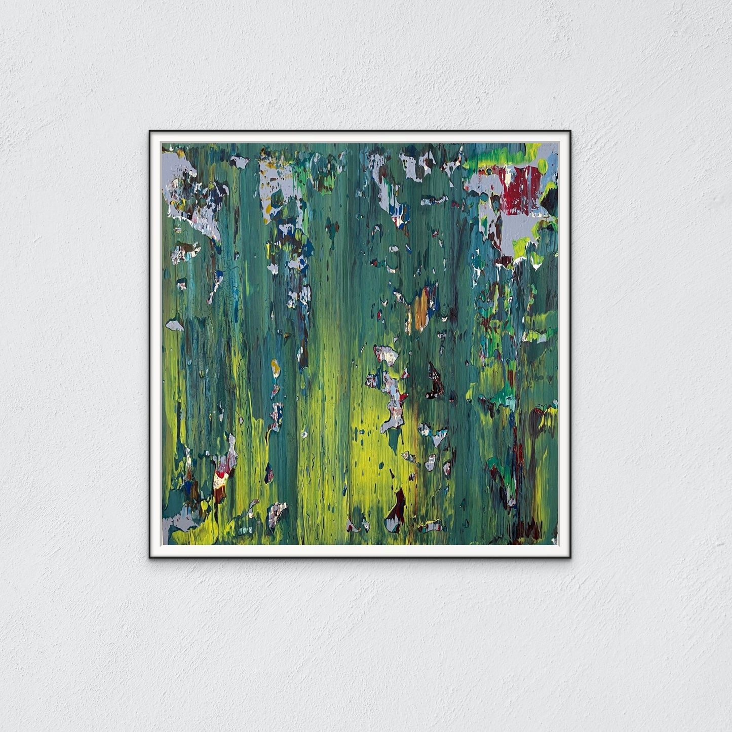 Abstract in Green Giclée Print (Series of 18)